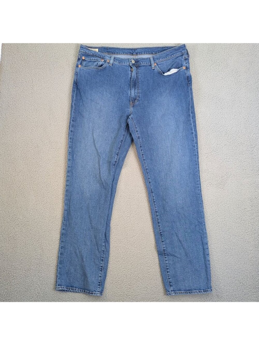Levis W40 L34 Premium 541 Athletic Taper Blue Jeans Big E Red Tab Stretch